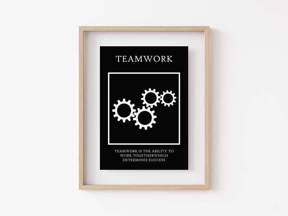 Teamwork - Quote Print