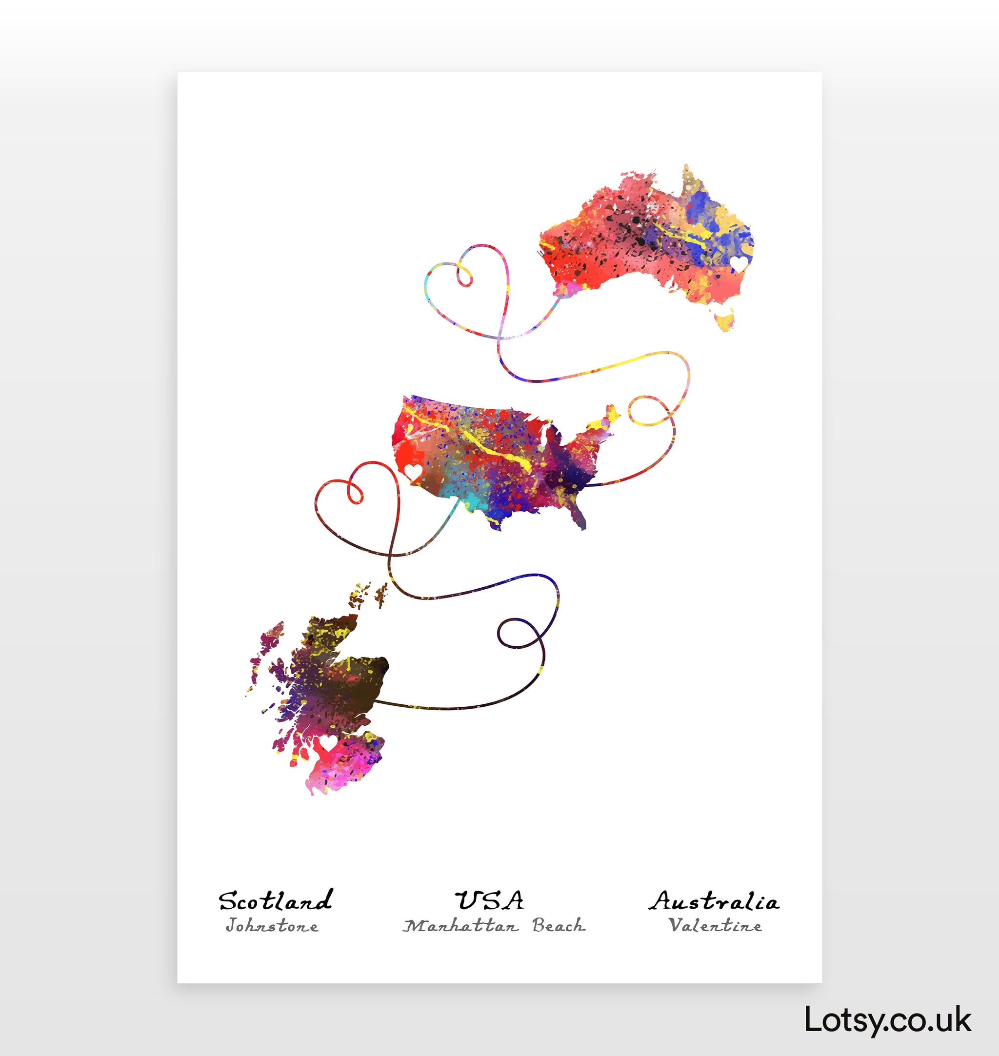 Personalised Travel Posters | Lotsy.co.uk