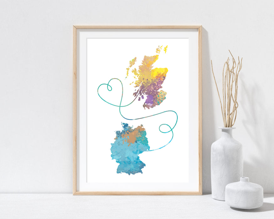 Personalised two location Print