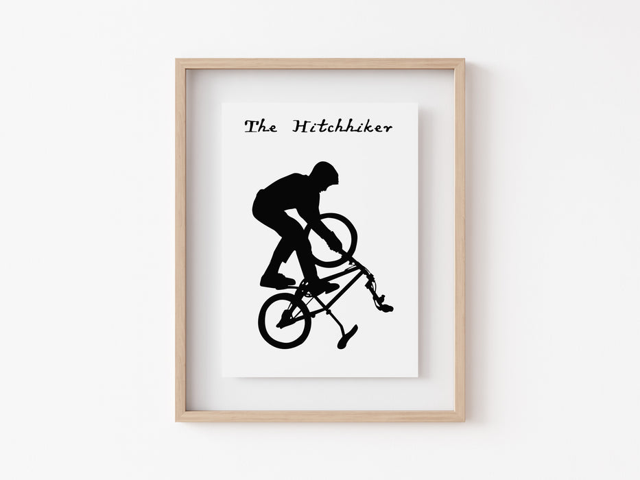 BMX Trick Print - The Hitchhiker