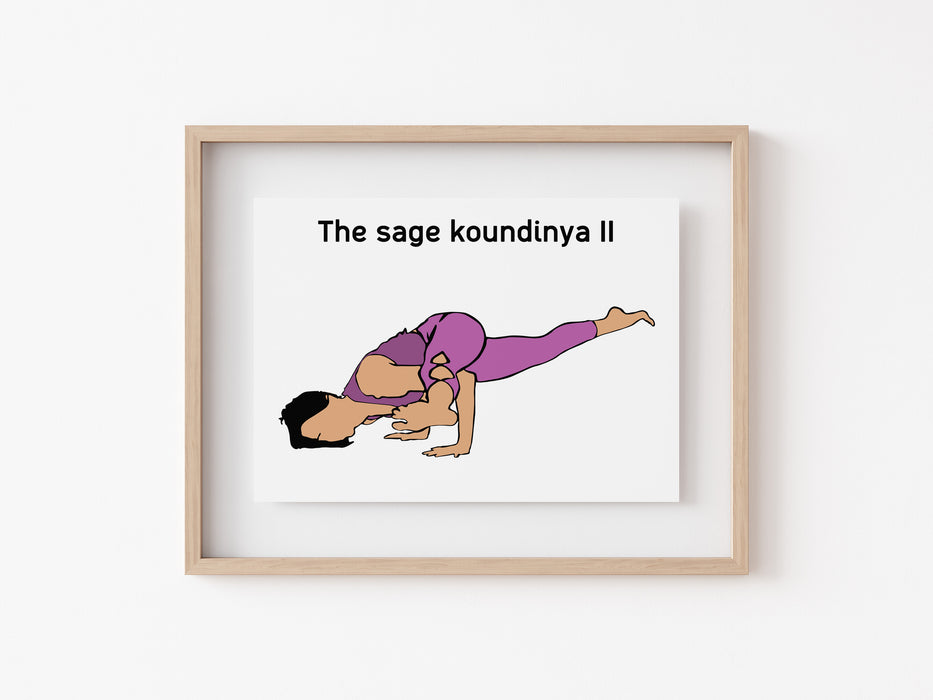 El sabio koundinya II - Yoga Print