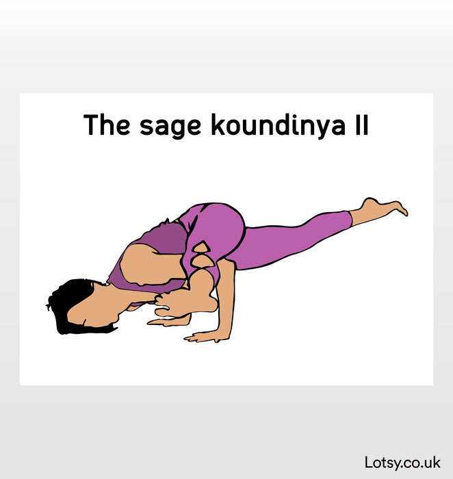 El sabio koundinya II - Yoga Print