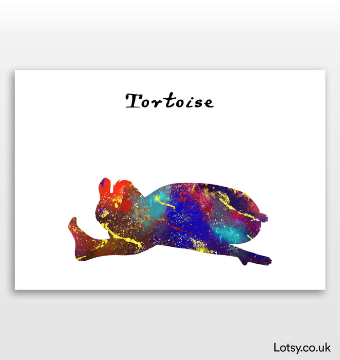 Tortoise Pose - Yoga Print