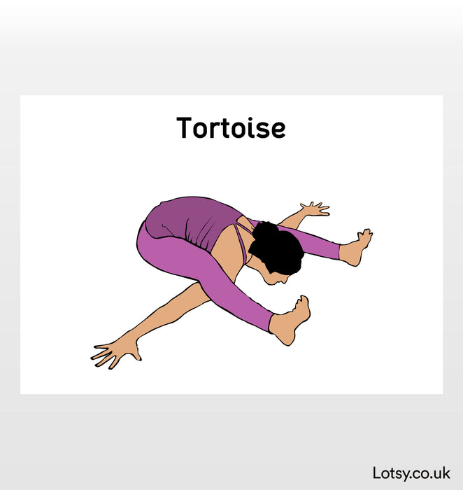 Tortuga - Impresión de Yoga