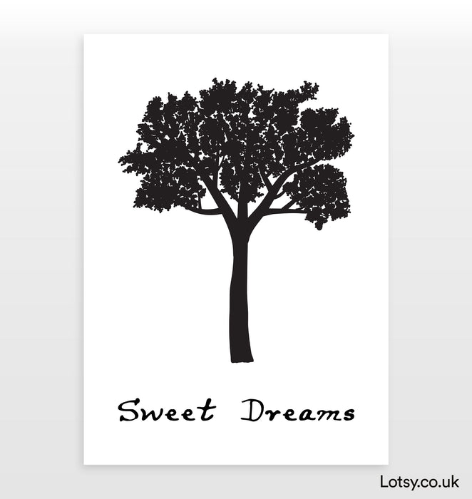 Impresión de árbol - Dulces sueños