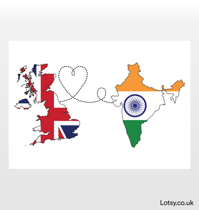 UK to India