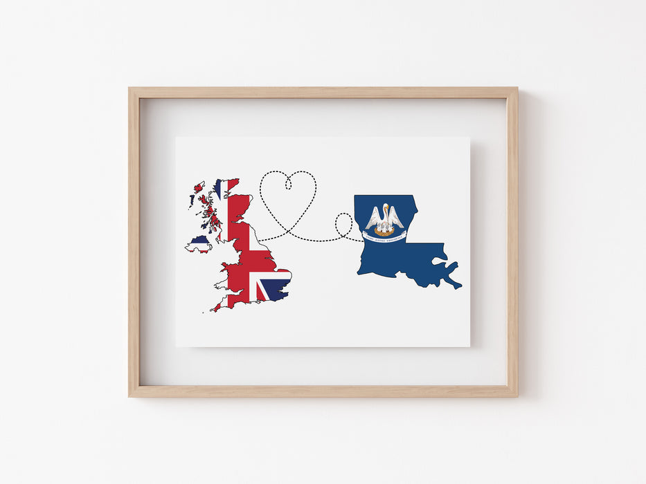 UK to Louisiana