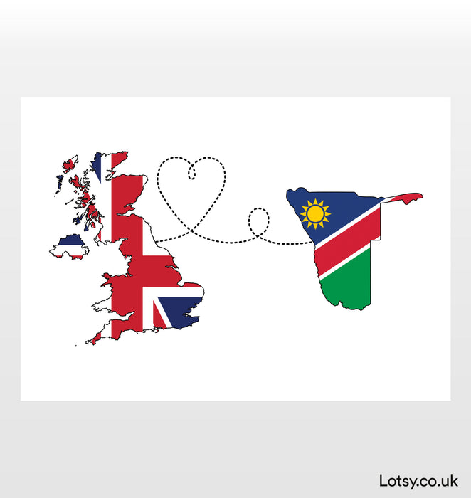 UK to Namibia