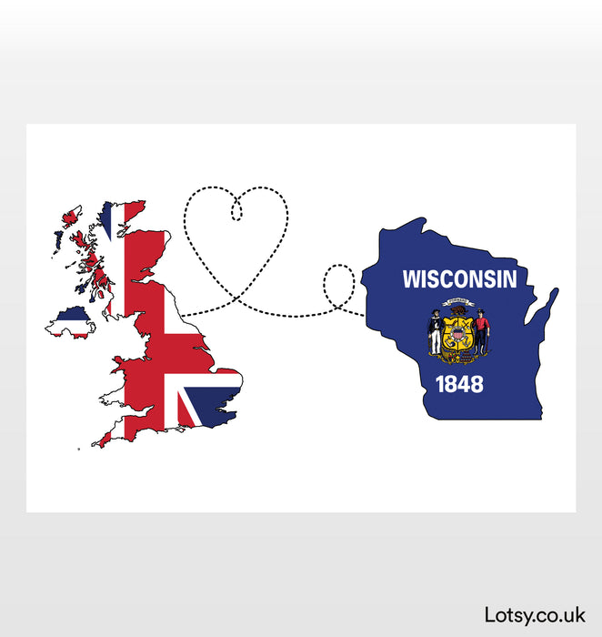 Del Reino Unido a Wisconsin