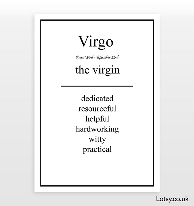 Virgo - Cita - Imprimir