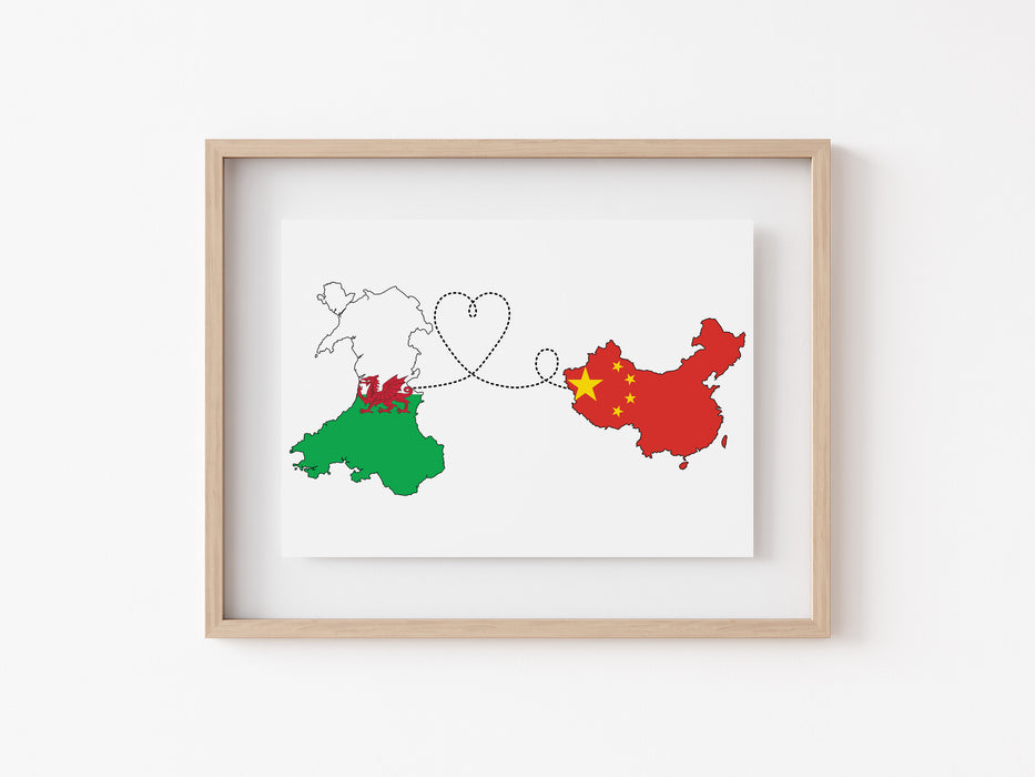 Wales to China