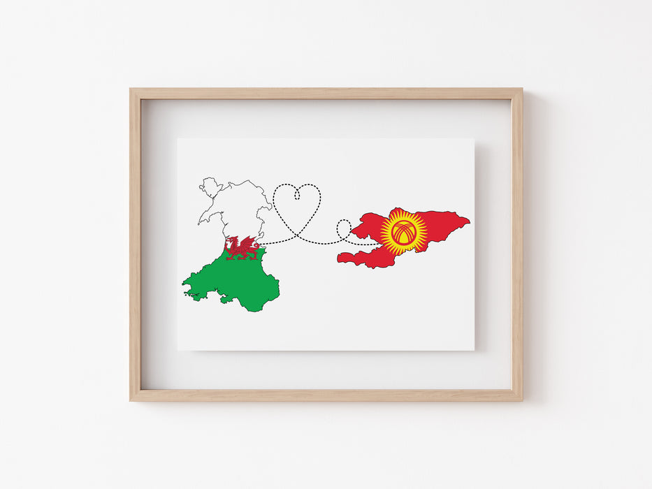 Wales to Kyrgyzstan