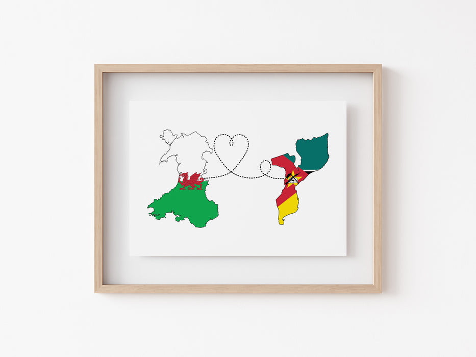 Wales to Mozambique Print