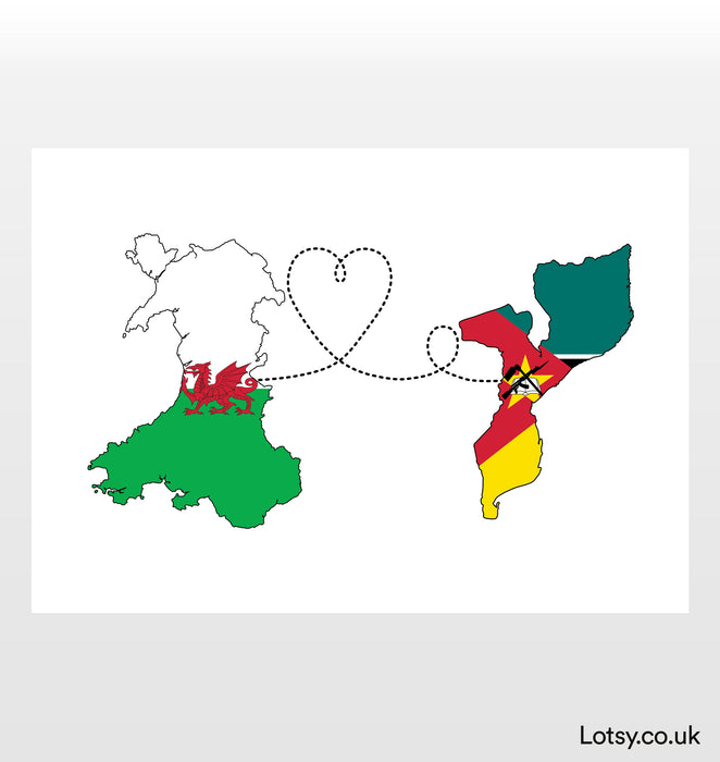 Wales to Mozambique Print