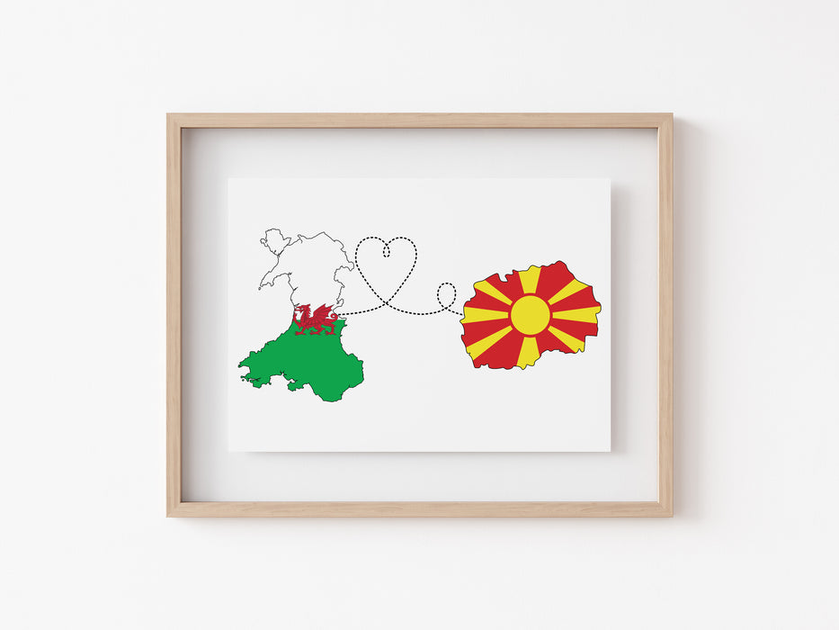 Wales to North Macedonia