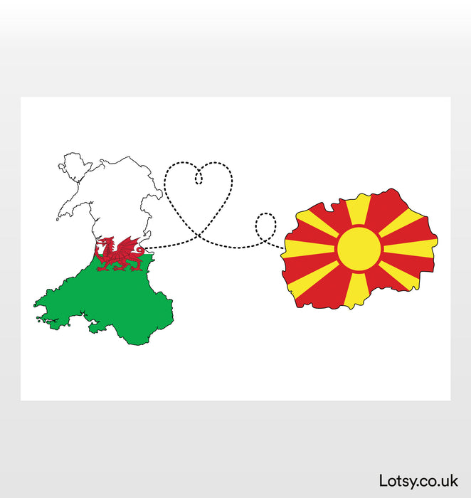 Wales to North Macedonia