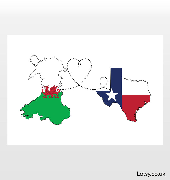 Desde Gales hasta Texas