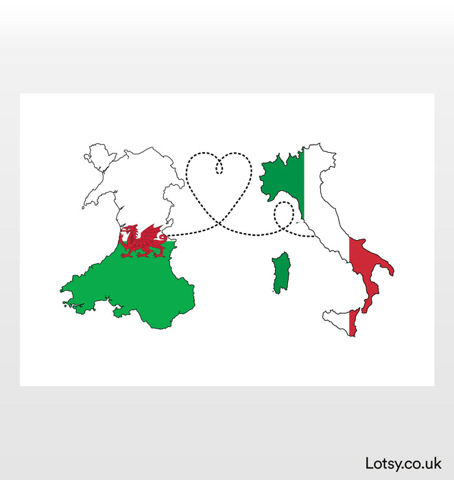 Wales to Italy