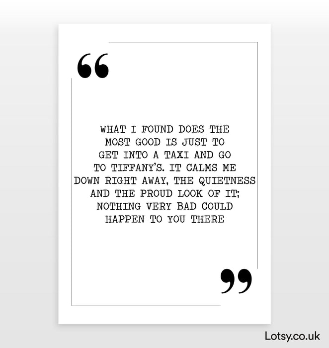 What I found does the - Quote Print