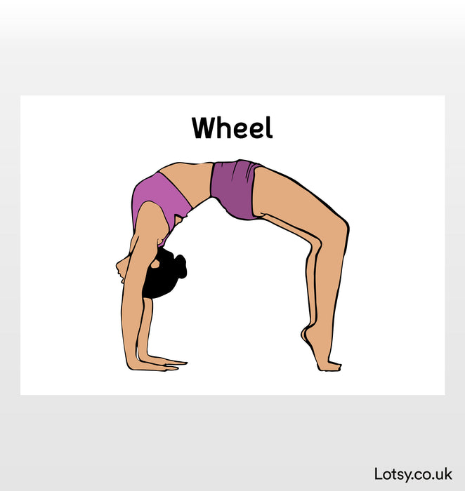 Wheel - Yoga Print