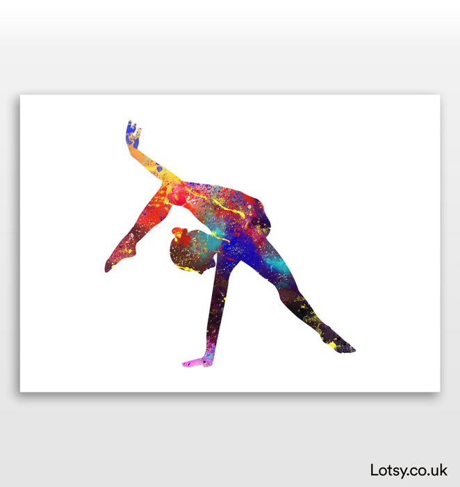 Ballet Print - Woman Handstand 1