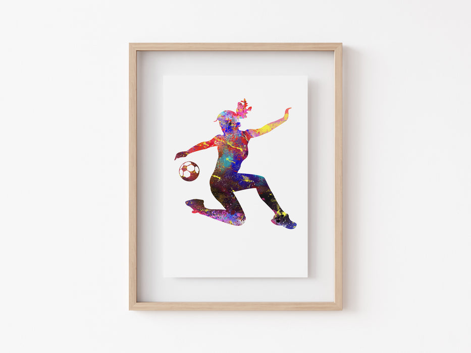 Football Print - The Touch
