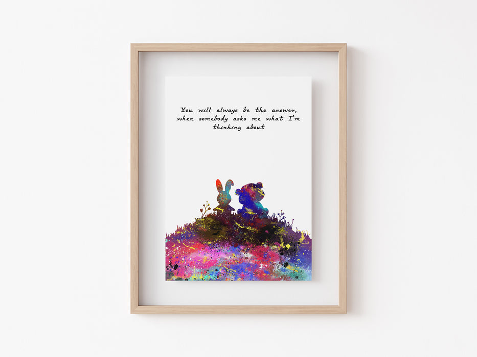 You will always be the answer Print
