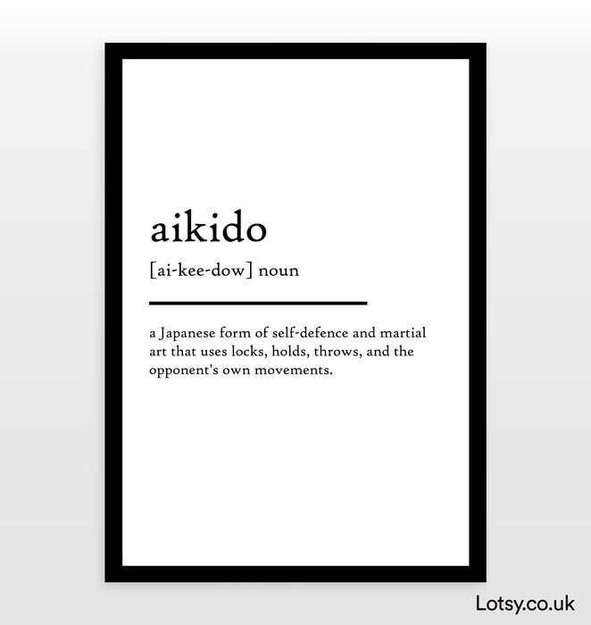 Aikido - Impresión de definición