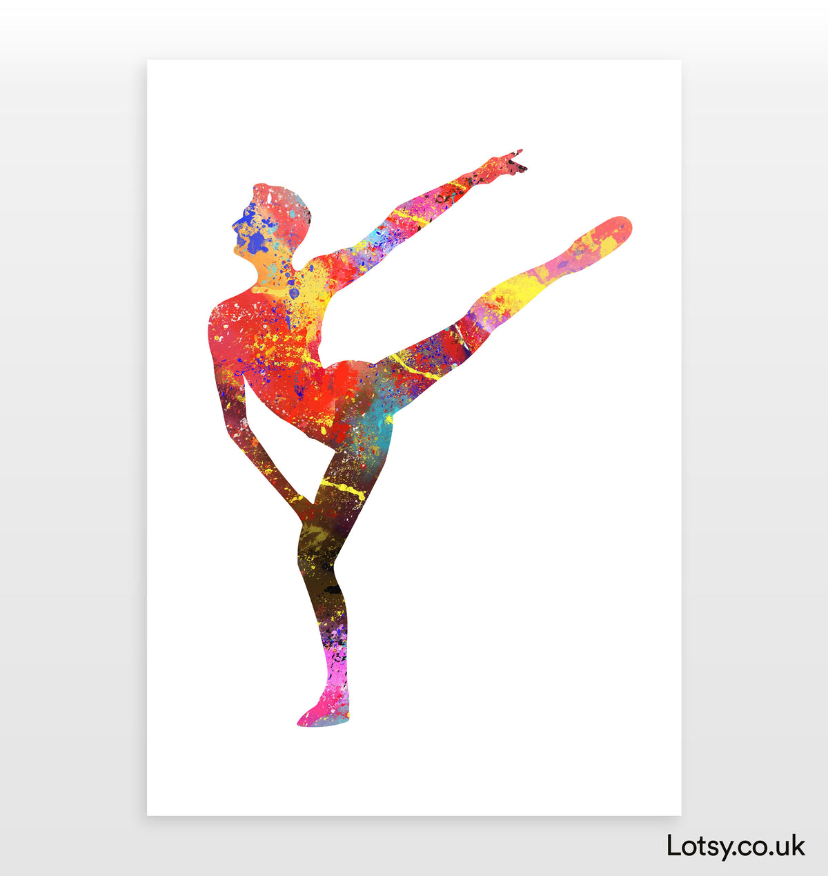 Impresión de ballet - giro de ballet 1 — Lotsy.co.uk