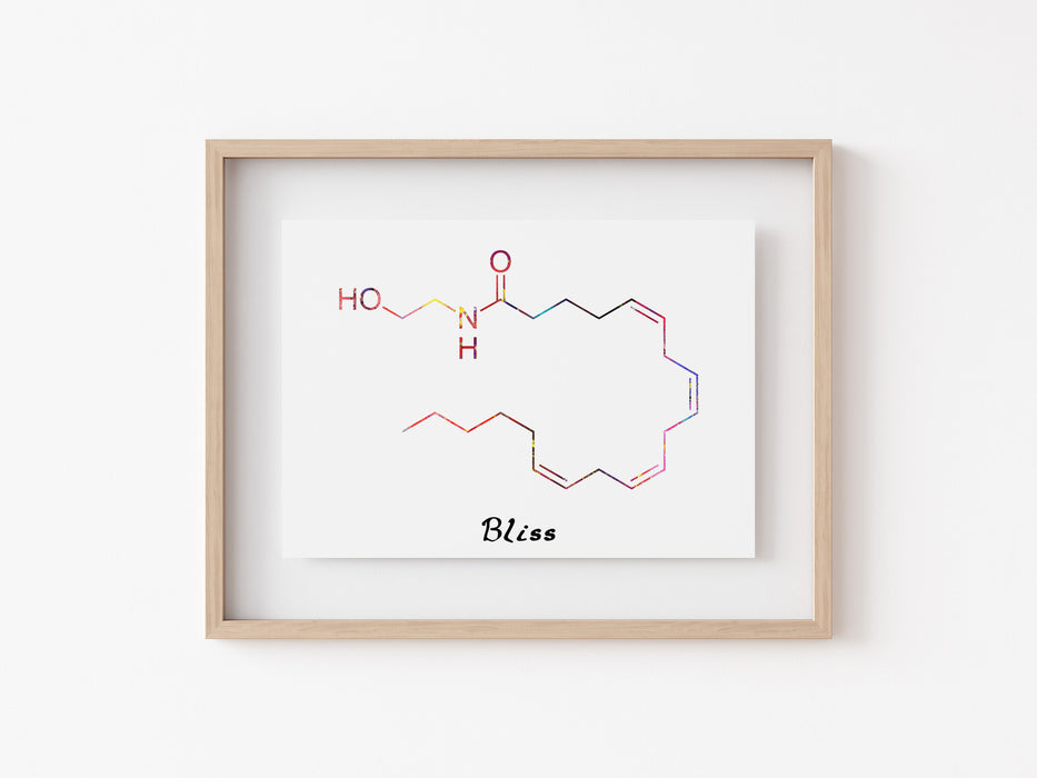 Anandamide Bliss - Impresión de moléculas
