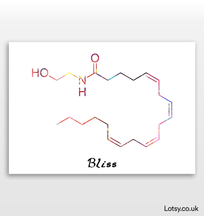 Anandamide Bliss - Impresión de moléculas