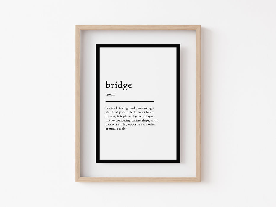 Bridge - Definition Print