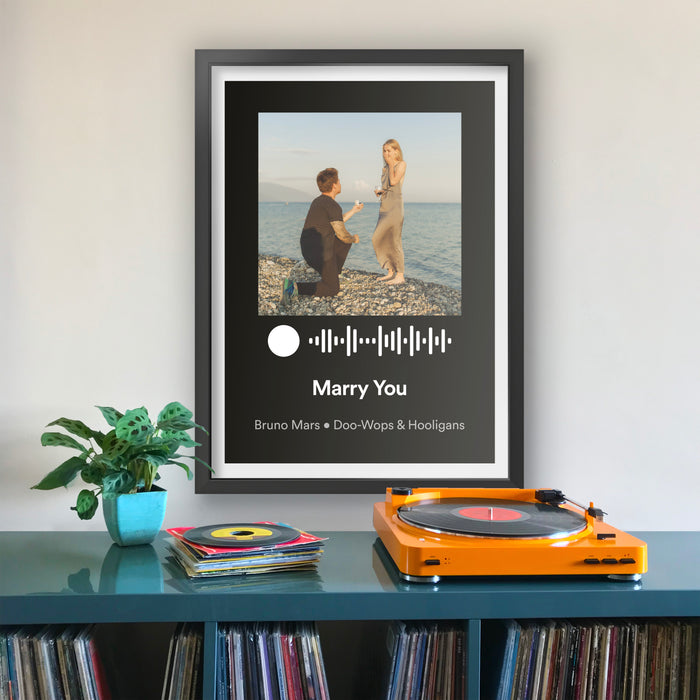 Music App Code Inspired Personalised Print