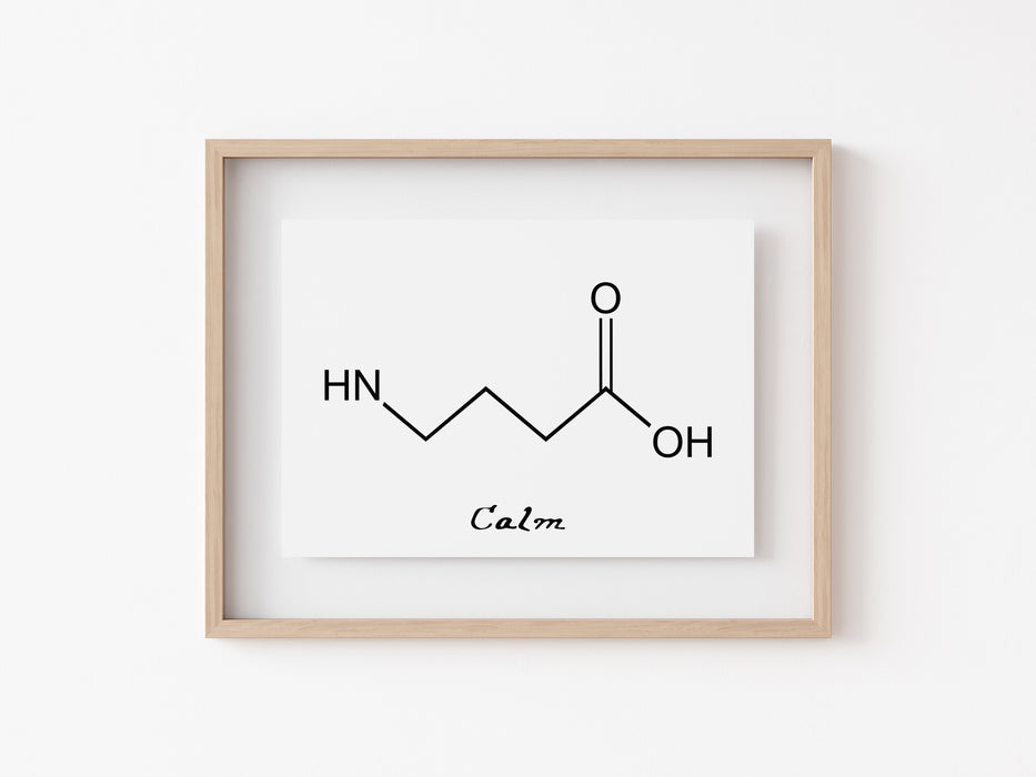 GABAA receptor - Calm - Molecule print