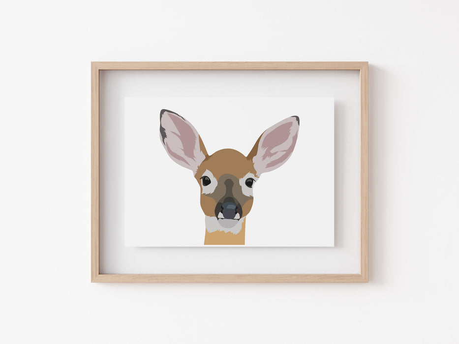 Deer head Print