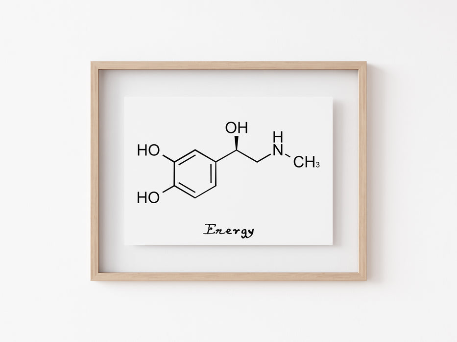 Energy - Molecule print
