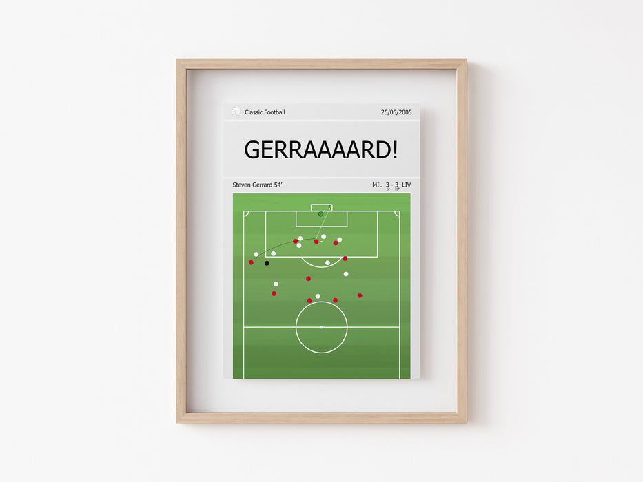 Gerrard Goal Print
