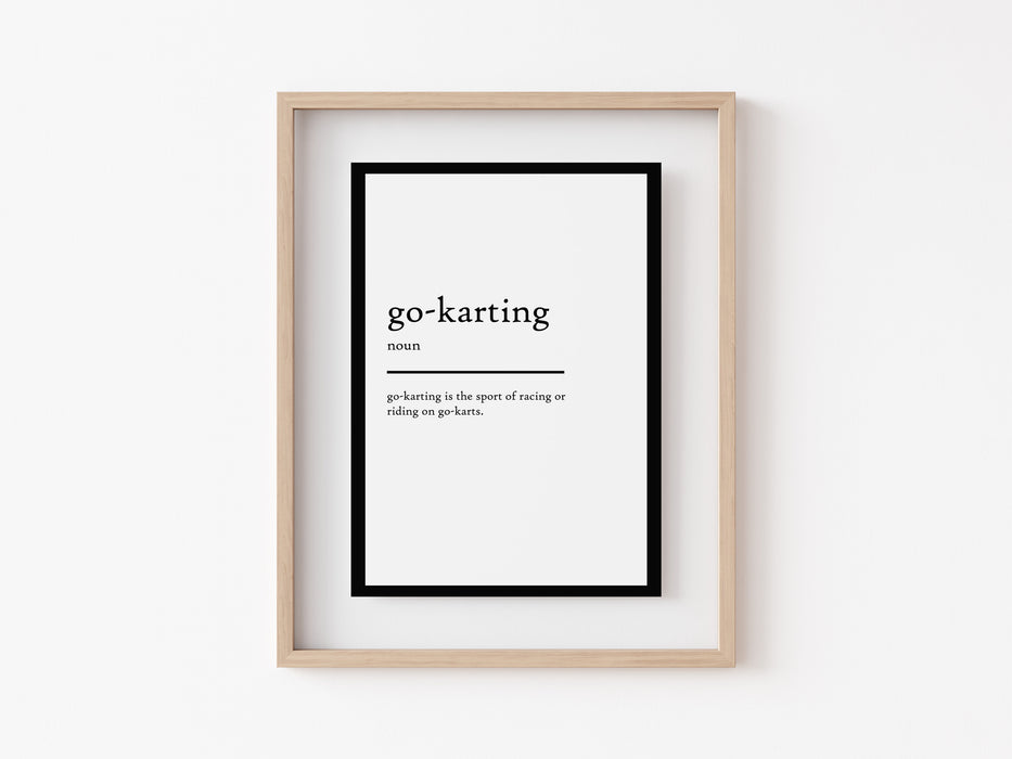 Ir karting - Impresión de definición