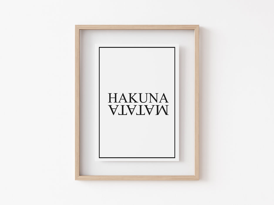Hakuna Matata - Quote - Print