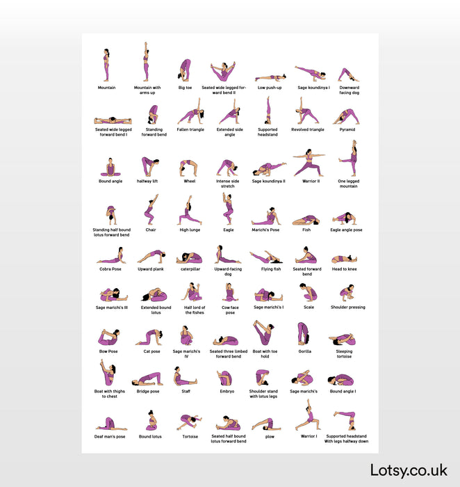 instructional sheet - Yoga Print