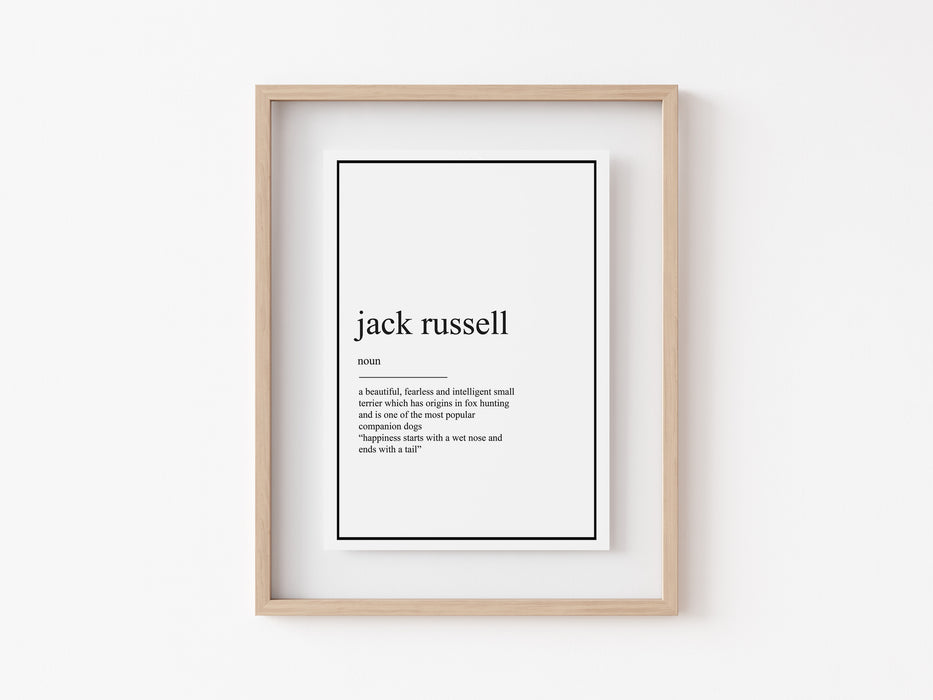 Jack Russell - Impresión de definición