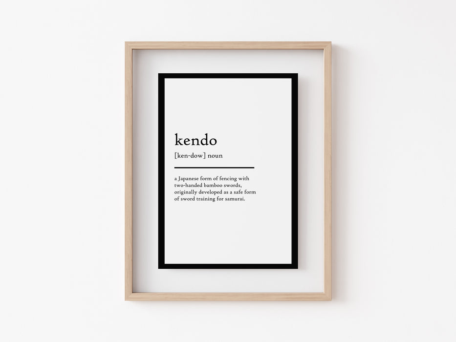 kendo - Impresión de definición