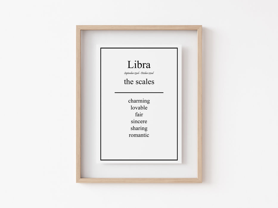 Libra - Cita - Imprimir