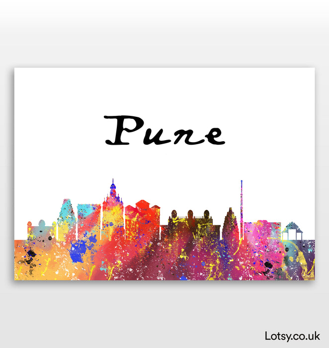 Pune - India Print