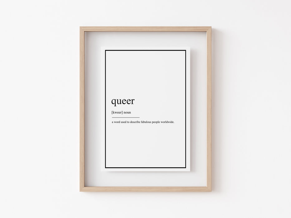 Queer - Impresión de definición