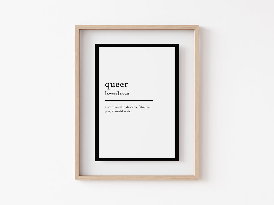 queer - Impresión de definición