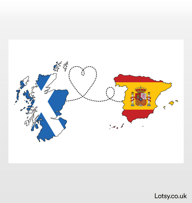 Escocia a España