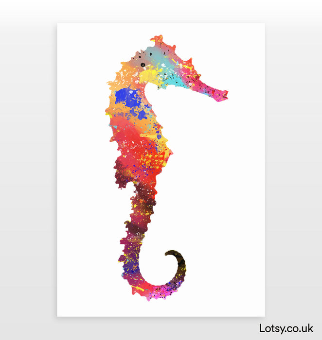Seahorse Print