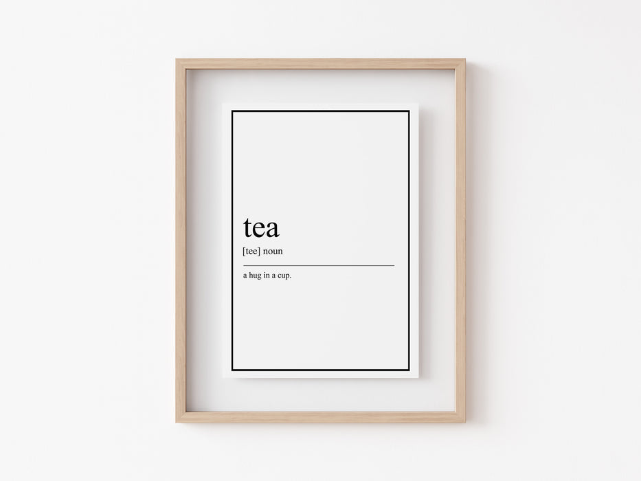 Tea - Definition Print