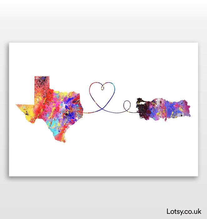 Texas to Turkey Print